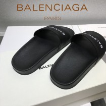 Balenciaga鞋子-08-3 巴黎世家頂級代購版本夏季新款頭層牛皮男女款拖鞋