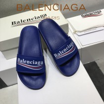 Balenciaga鞋子-08-7 巴黎世家頂級代購版本夏季新款頭層牛皮男女款拖鞋