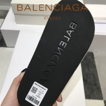 Balenciaga鞋子-08-3 巴黎世家頂級代購版本夏季新款頭層牛皮男女款拖鞋