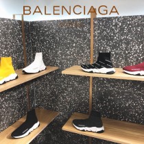 Balenciaga鞋子07-5 巴黎世家成名之作雙色組合大底高幫襪子鞋毛線運動鞋