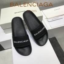 Balenciaga鞋子-08-3 巴黎世家頂級代購版本夏季新款頭層牛皮男女款拖鞋