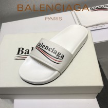 Balenciaga鞋子-08-8 巴黎世家頂級代購版本夏季新款頭層牛皮男女款拖鞋