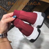 Balenciaga鞋子07 巴黎世家成名之作雙色組合大底高幫襪子鞋毛線運動鞋