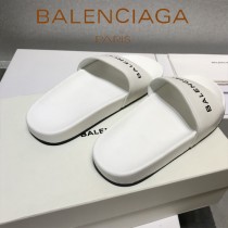 Balenciaga鞋子-08-4 巴黎世家頂級代購版本夏季新款頭層牛皮男女款拖鞋