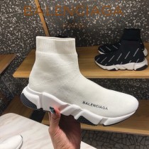 Balenciaga鞋子07-2 巴黎世家成名之作雙色組合大底高幫襪子鞋毛線運動鞋