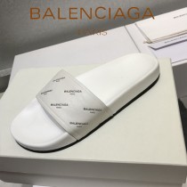 Balenciaga鞋子-08 巴黎世家頂級代購版本夏季新款頭層牛皮男女款拖鞋
