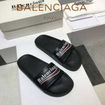 Balenciaga鞋子-08-6 巴黎世家頂級代購版本夏季新款頭層牛皮男女款拖鞋