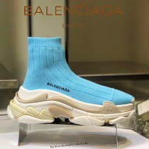 Balenciaga鞋子-09-2 巴黎世家懶人超級百搭款老爹姥爺襪子鞋
