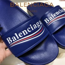 Balenciaga鞋子-08-7 巴黎世家頂級代購版本夏季新款頭層牛皮男女款拖鞋