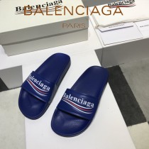 Balenciaga鞋子-08-7 巴黎世家頂級代購版本夏季新款頭層牛皮男女款拖鞋