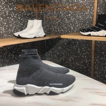 Balenciaga鞋子07-5 巴黎世家成名之作雙色組合大底高幫襪子鞋毛線運動鞋