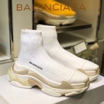 Balenciaga鞋子-09-6 巴黎世家懶人超級百搭款老爹姥爺襪子鞋