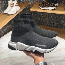 Balenciaga鞋子07-5 巴黎世家成名之作雙色組合大底高幫襪子鞋毛線運動鞋