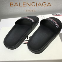 Balenciaga鞋子-08-6 巴黎世家頂級代購版本夏季新款頭層牛皮男女款拖鞋