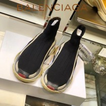 Balenciaga鞋子-09-7 巴黎世家懶人超級百搭款老爹姥爺襪子鞋