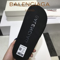 Balenciaga鞋子-08-6 巴黎世家頂級代購版本夏季新款頭層牛皮男女款拖鞋