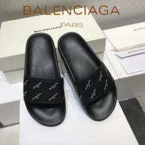 Balenciaga鞋子-08-2 巴黎世家頂級代購版本夏季新款頭層牛皮男女款拖鞋