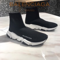 Balenciaga鞋子07-5 巴黎世家成名之作雙色組合大底高幫襪子鞋毛線運動鞋