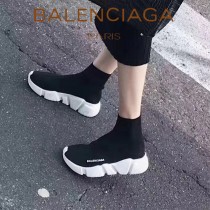 Balenciaga鞋子07-6 巴黎世家成名之作雙色組合大底高幫襪子鞋毛線運動鞋