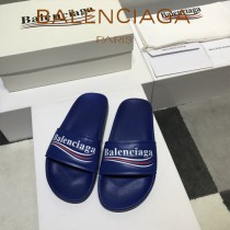 Balenciaga鞋子-08-7 巴黎世家頂級代購版本夏季新款頭層牛皮男女款拖鞋