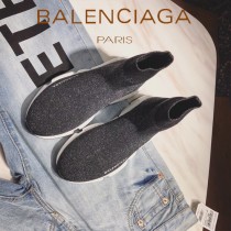 Balenciaga鞋子07-5 巴黎世家成名之作雙色組合大底高幫襪子鞋毛線運動鞋