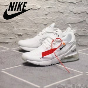 NIKE鞋子-08 Off White x 聯名Nike 270半掌氣墊真標版本情侶款運動鞋