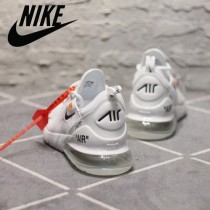 NIKE鞋子-08 Off White x 聯名Nike 270半掌氣墊真標版本情侶款運動鞋