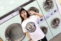BAPE衣服-01 狗年紀念款圓領印花短袖男女情侶款明星同款T恤
