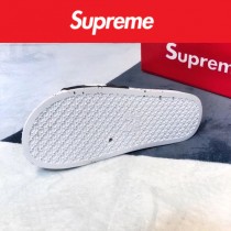 Supreme鞋子-01 Supreme街頭潮流沙灘拖鞋紅白情侶款拖鞋