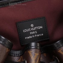 LV M43422 時尚人氣Damier Graphite原單經典老花束口雙肩包