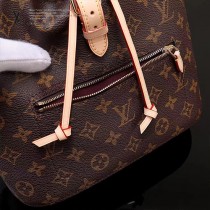 LV M43431 時尚女士MONTSOURIS原單經典老花束口雙肩包