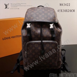 LV M43422 時尚人氣Damier Graphite原單經典老花束口雙肩包