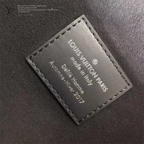 LV M53418-2 許魏洲同款supreme聯名款原單黑色水波紋男女款胸包腰包