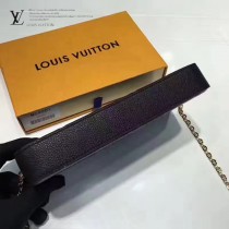 LV M64064-4 人氣新品POCHETTE FÉLICIE原單全皮壓花單肩晚宴包