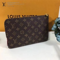 LV M44148 旅行伴侶經典ETUI VOYAGE原單老花圖案小號收納袋