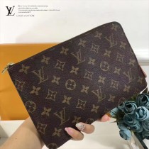 LV M44191 旅行伴侶經典ETUI VOYAGE原單老花圖案小號收納袋