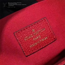 LV M64064-3 人氣新品POCHETTE FÉLICIE原單全皮壓花單肩晚宴包