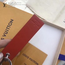 LV-0002 正品開發supreme聯名款原單紅色水波紋鋼製五金包包掛件