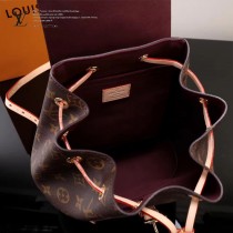 LV M43431 時尚女士MONTSOURIS原單經典老花束口雙肩包
