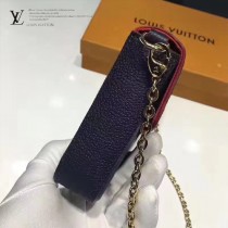 LV M64064-2 人氣新品POCHETTE FÉLICIE原單全皮壓花單肩晚宴包