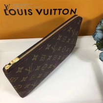 LV M44191 旅行伴侶經典ETUI VOYAGE原單老花圖案小號收納袋