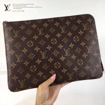 LV M44191 旅行伴侶經典ETUI VOYAGE原單老花圖案小號收納袋