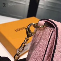 LV M64064 人氣新品POCHETTE FÉLICIE原單全皮壓花單肩晚宴包