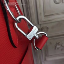 LV M53419-2 潮流supreme聯名款KEEPALL 45原單紅色水波紋手提旅行袋