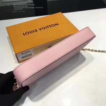 LV M64064 人氣新品POCHETTE FÉLICIE原單全皮壓花單肩晚宴包