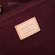 LV M43431 時尚女士MONTSOURIS原單經典老花束口雙肩包