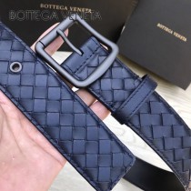 BV皮帶-09 原單 新款針扣 男士純手工編織皮帶