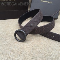 BV皮帶-06-3  原單 新款圓扣  手工編織皮帶