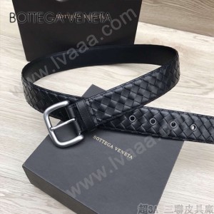 BV皮帶-02-3  低調奢華原單  意大利小牛皮手工編織皮帶