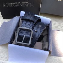 BV皮帶-09 原單 新款針扣 男士純手工編織皮帶